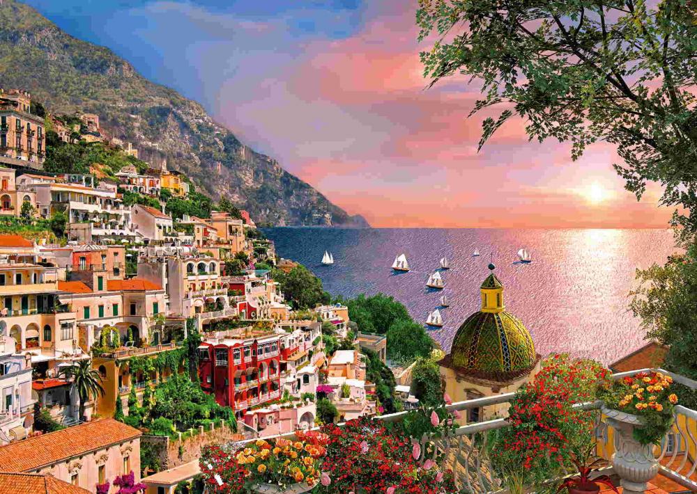 500 Teile Ravensburger Puzzle Large Pieces Große Teile Positano 14876