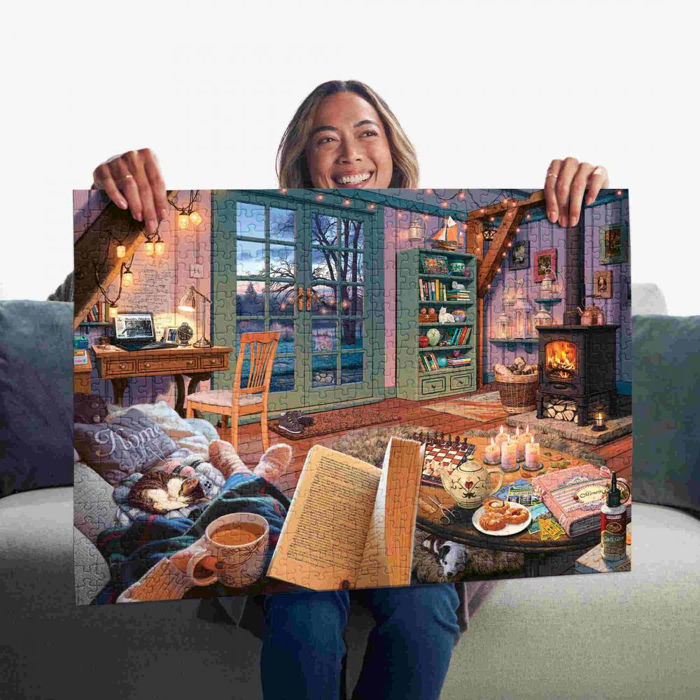 500 Teile Ravensburger Puzzle Large Pieces Große Teile Gemütliche Leseecke 14967