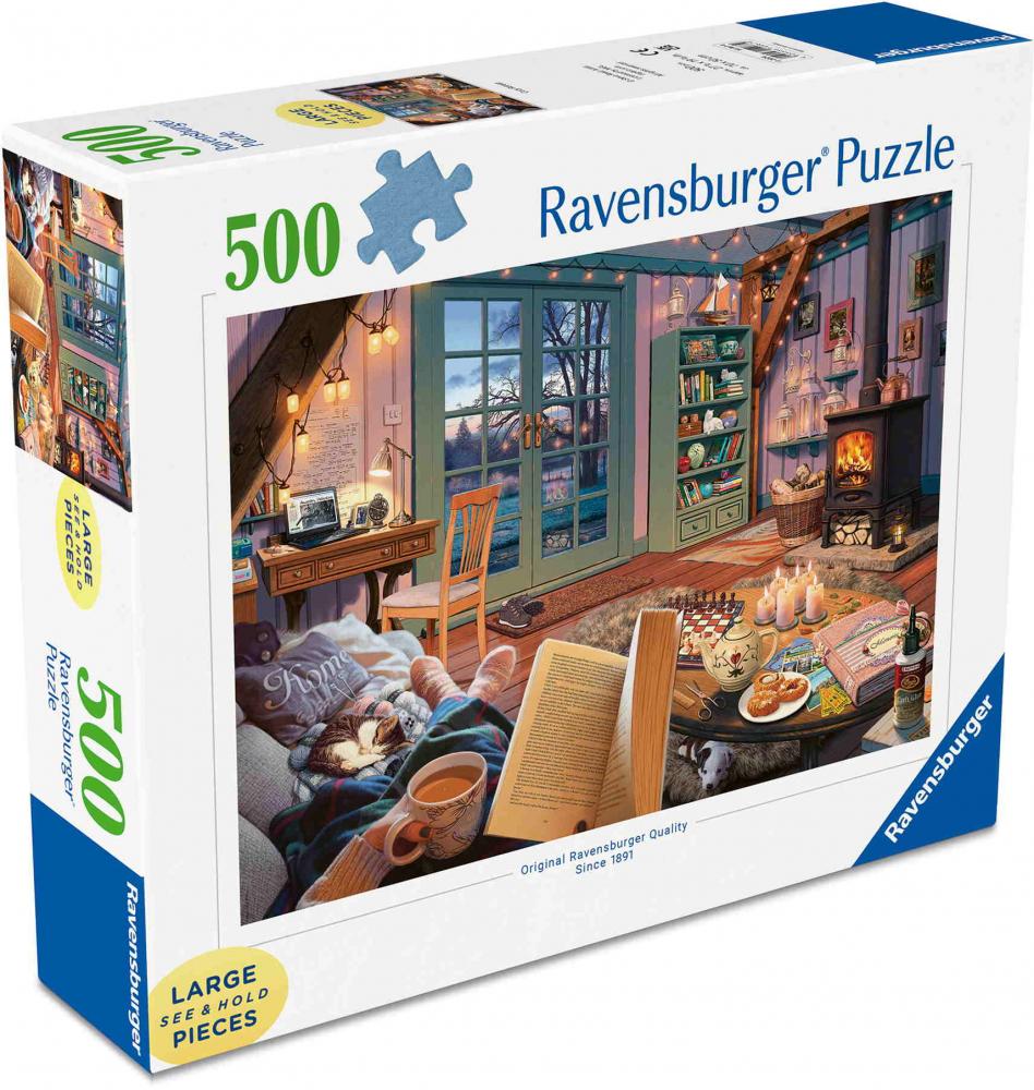 500 Teile Ravensburger Puzzle Large Pieces Große Teile Gemütliche Leseecke 14967