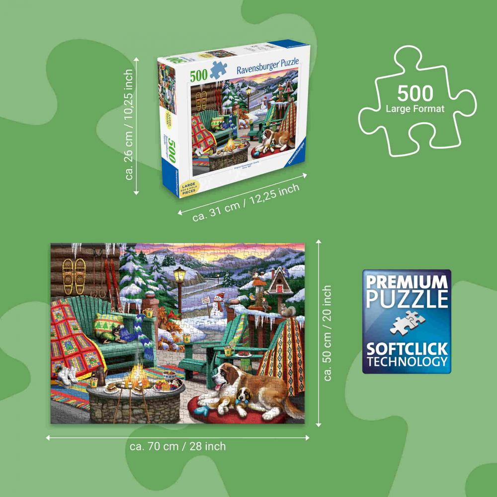 500 Teile Ravensburger Puzzle Large Pieces Große Teile Après-Ski 16442