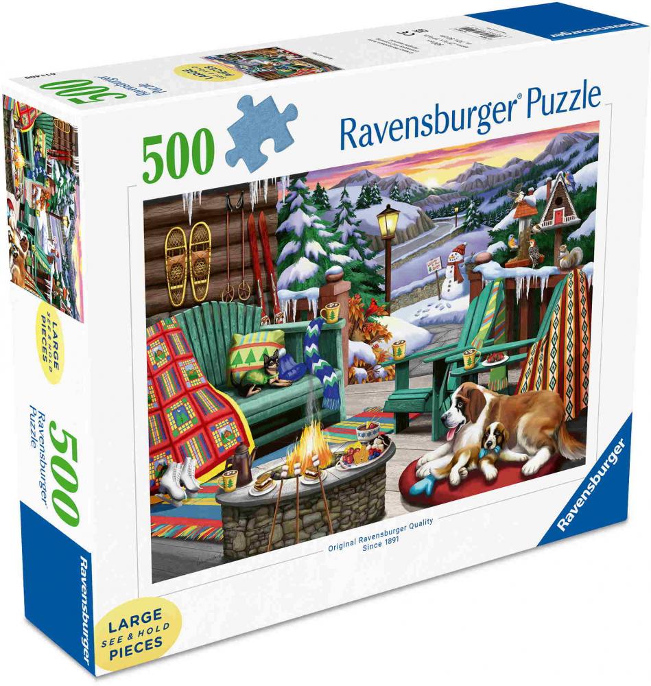 500 Teile Ravensburger Puzzle Large Pieces Große Teile Après-Ski 16442