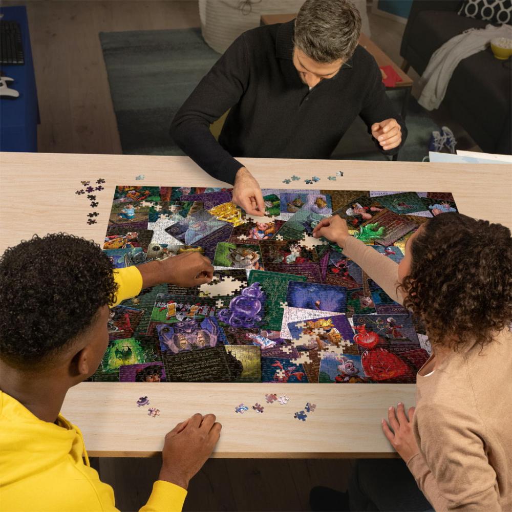 2000 Teile Ravensburger Puzzle Alle Bösewichte an einem Ort 16506