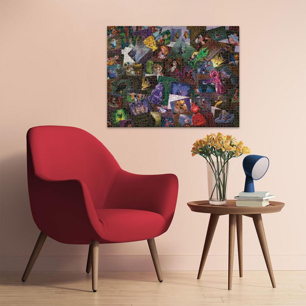 2000 Teile Ravensburger Puzzle Alle Bösewichte an einem Ort 16506