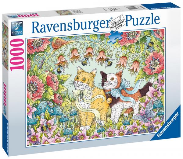 1000 Teile Ravensburger Puzzle Kätzchenfreundschaft 16731