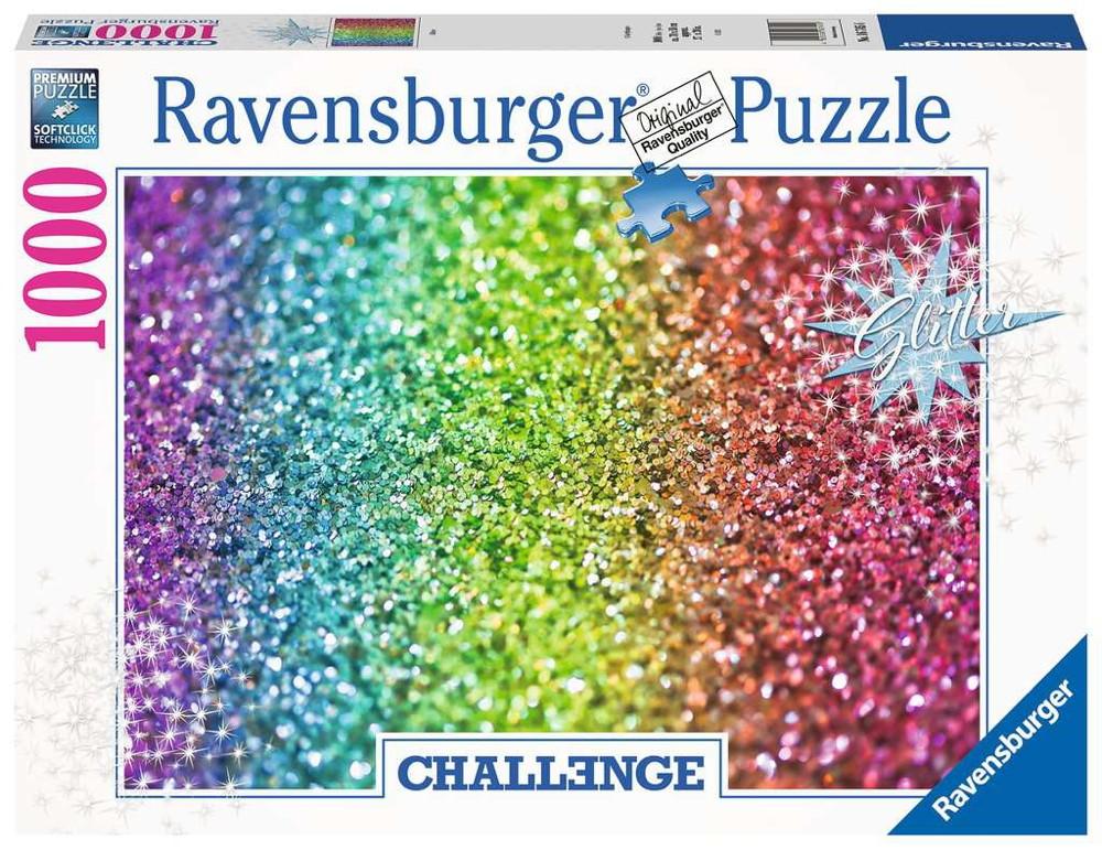 1000 Teile Ravensburger Puzzle Challenge Glitter 16745
