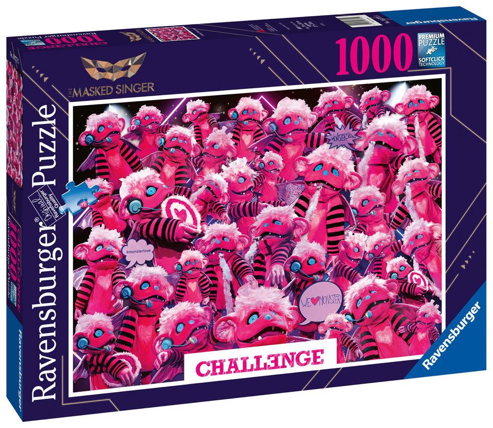 1000 Teile Ravensburger Puzzle Challenge Monsterchen 16771