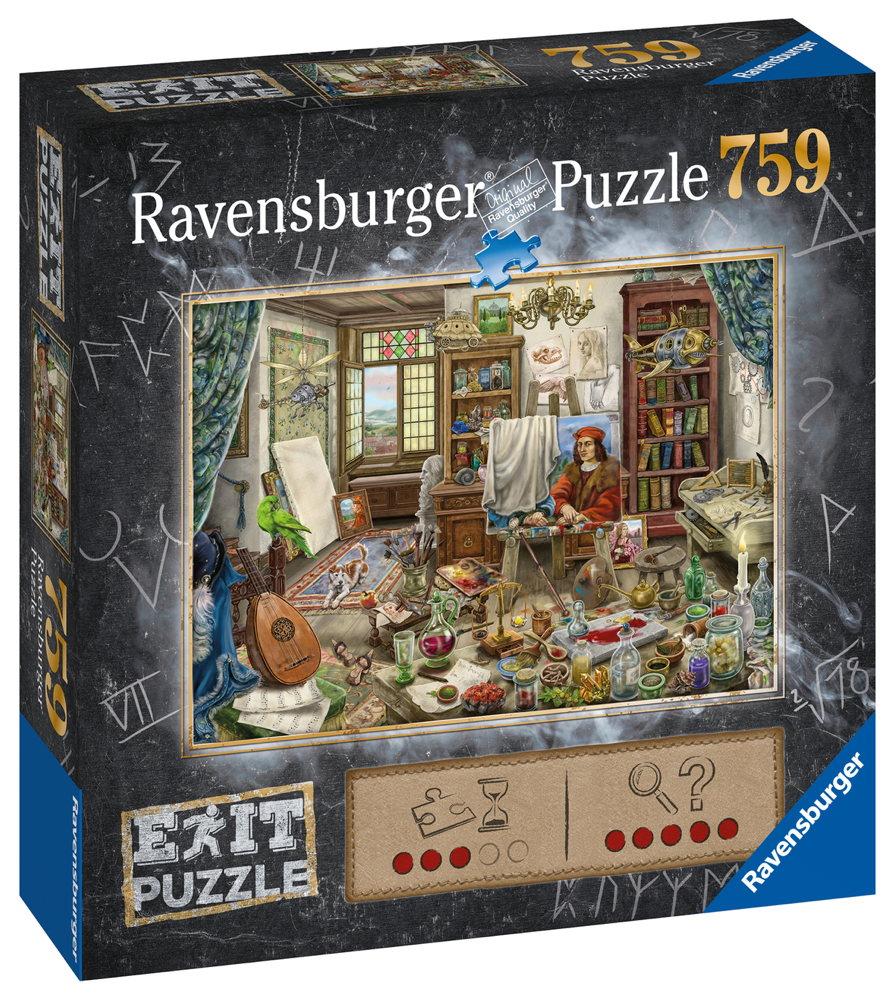 759 Teile Ravensburger Puzzle Exit Das Künstleratelier 16782