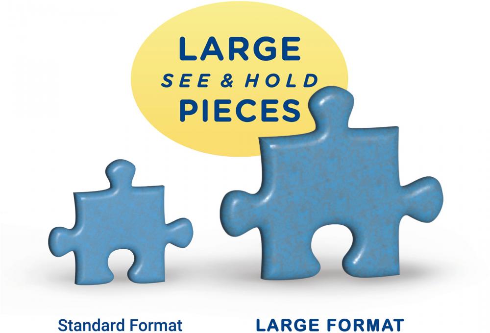 500 Teile Ravensburger Puzzle Large Pieces Große Teile Nordlichter 16791