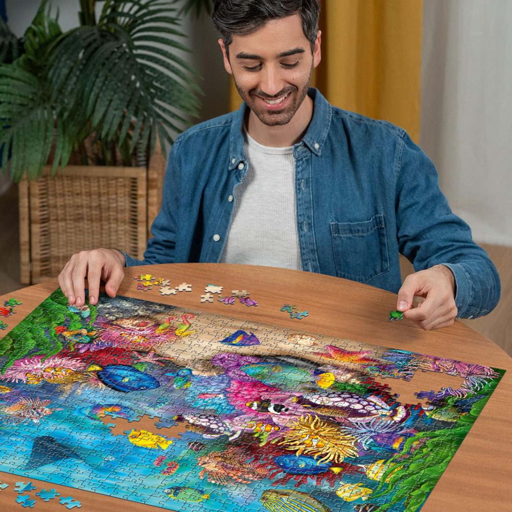 750 Teile Ravensburger Puzzle Large Pieces Große Teile Tropisches Riffleben 17458