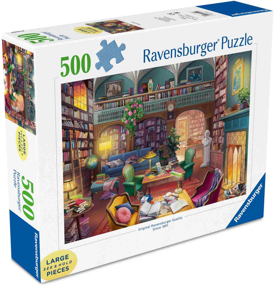 500 Teile Ravensburger Puzzle Large Pieces Große Teile Magische Bücherwelt 17459