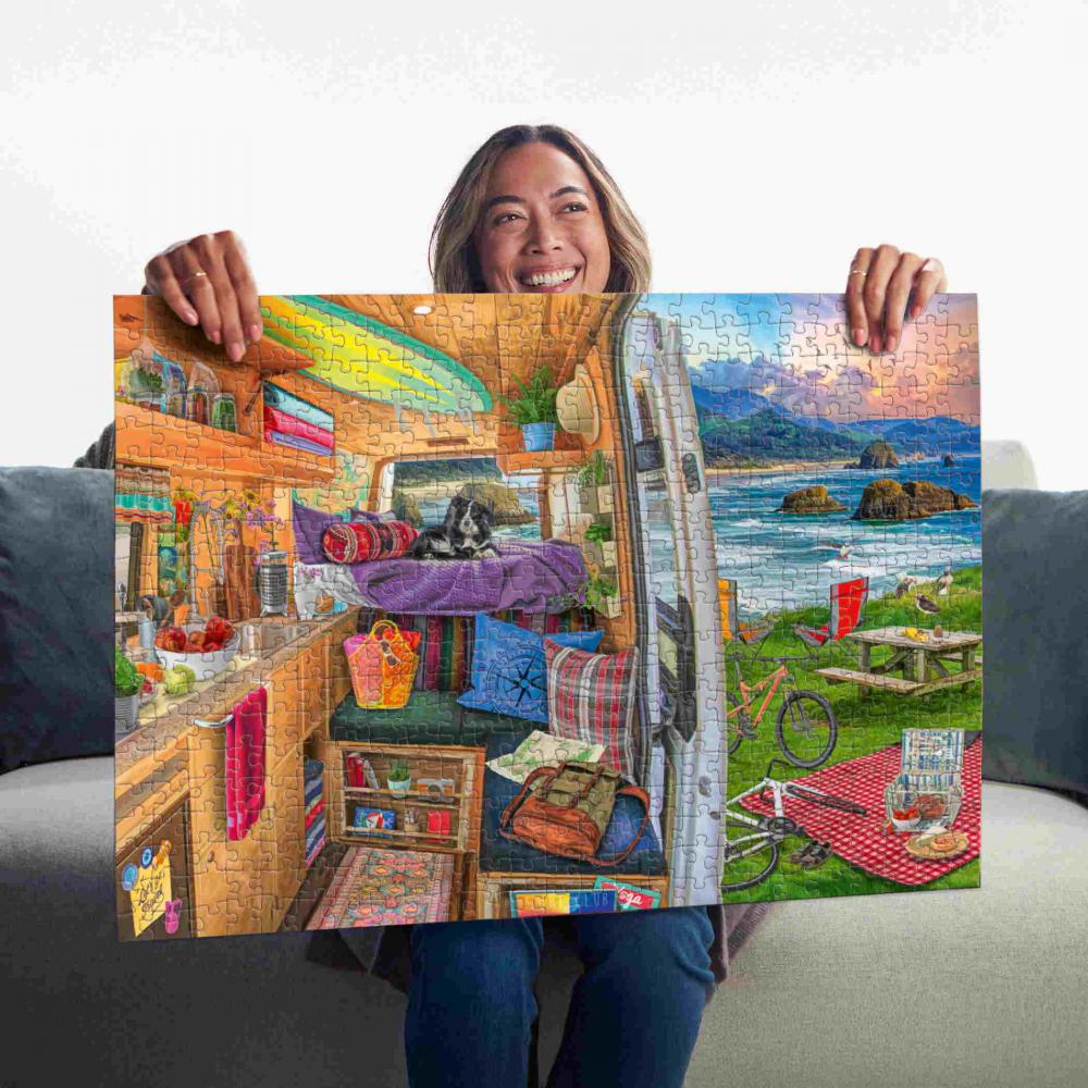 500 Teile Ravensburger Puzzle Large Pieces Große Teile Beim Camping 17473