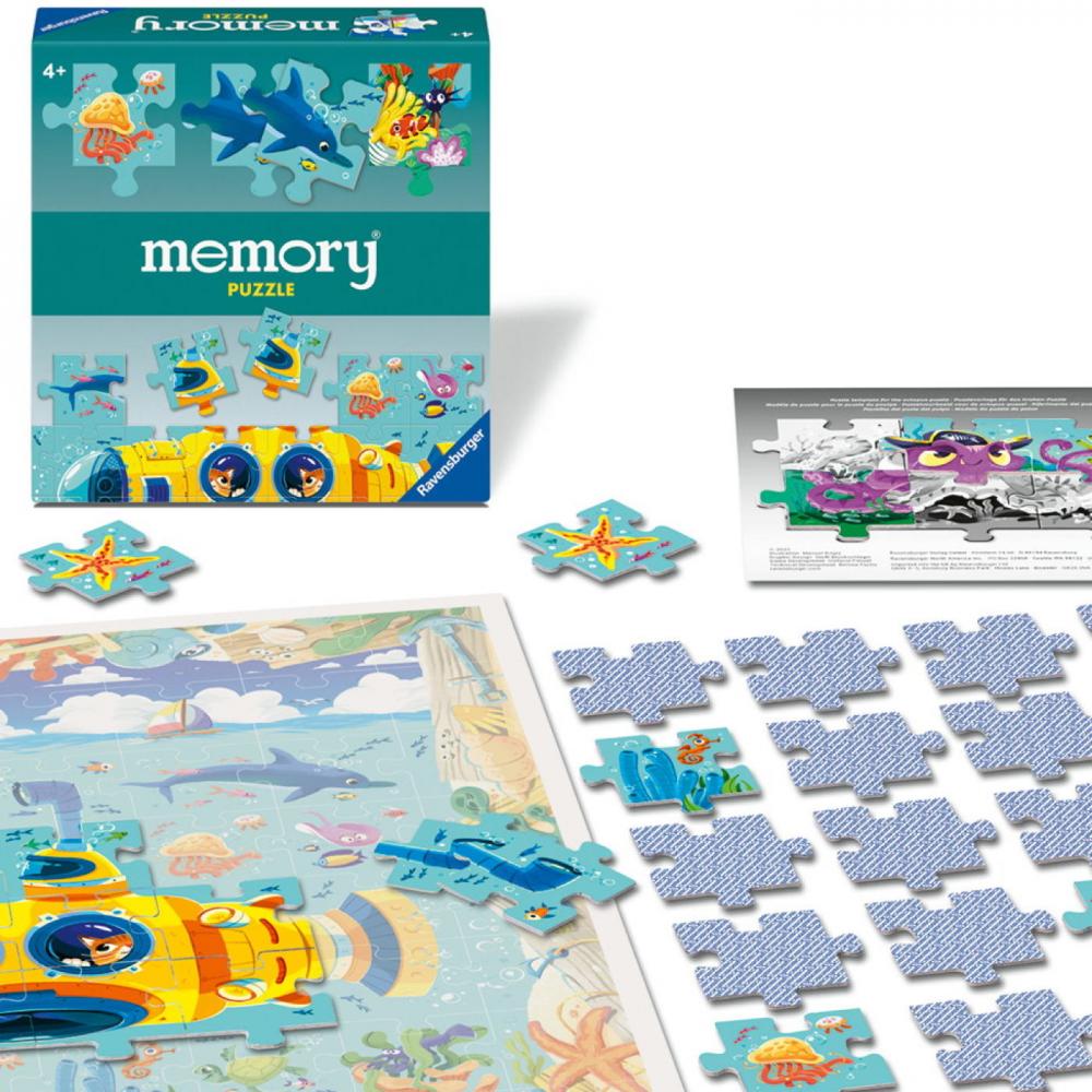 80 Karten Ravensburger Kartenlegespiel memory Puzzle Unterwasserwelt 22461