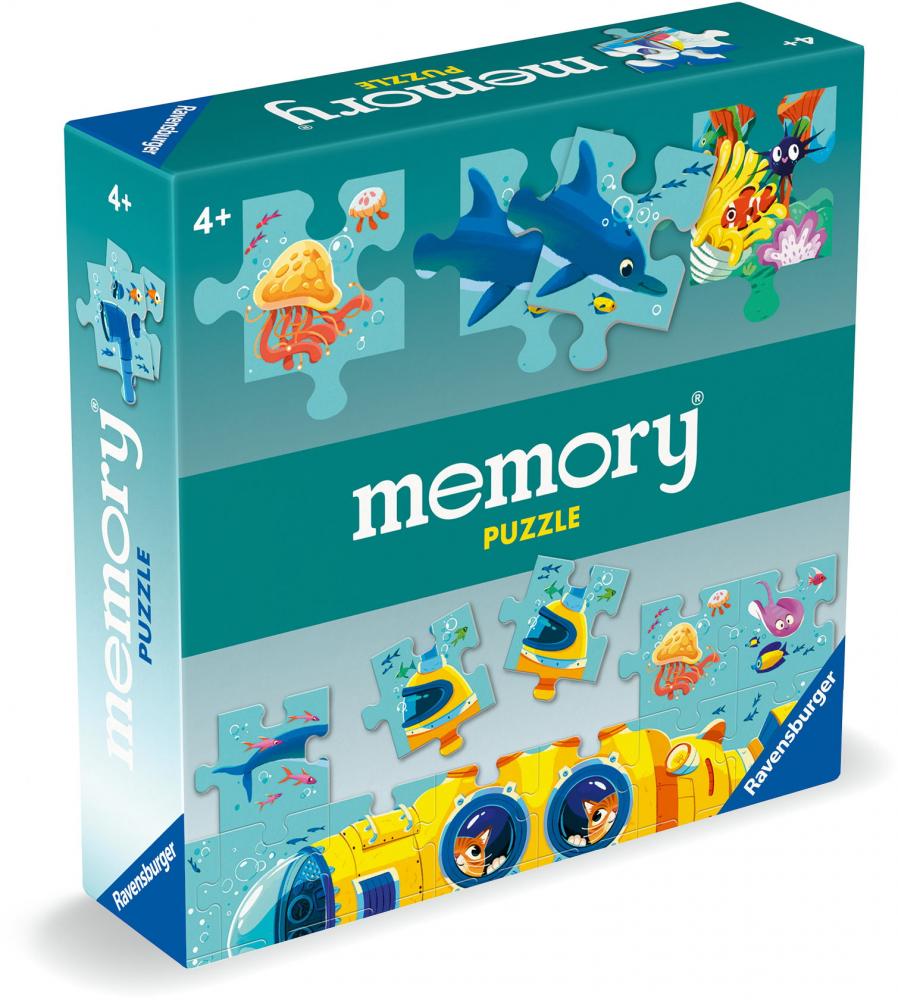 80 Karten Ravensburger Kartenlegespiel memory Puzzle Unterwasserwelt 22461