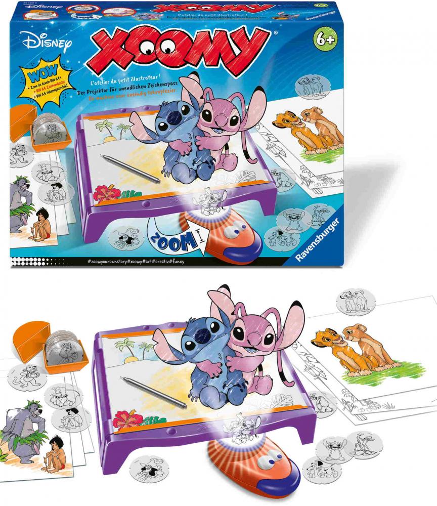 Ravensburger Creation Zeichnen XOOMY Maxi Xoomy Maxi Stitch & Disney Classics A4 Tisch 23489