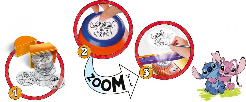 Ravensburger Creation Zeichnen XOOMY Maxi Xoomy Maxi Stitch & Disney Classics A4 Tisch 23489