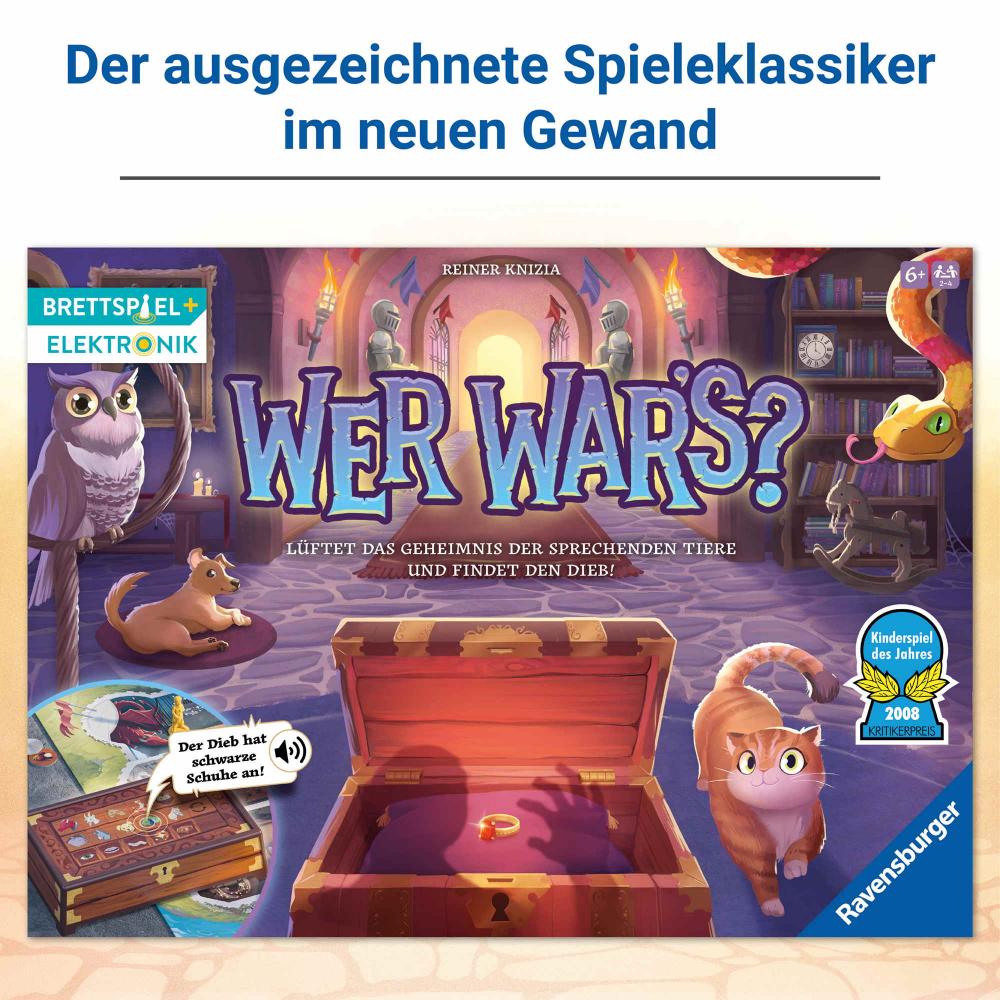 Ravensburger Kinderspiel Detektivspiel Wer war's? 23494
