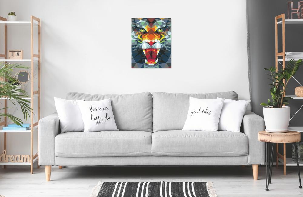 Ravensburger Malen nach Zahlen CREART Trend Serie C Polygon Tiger 23514