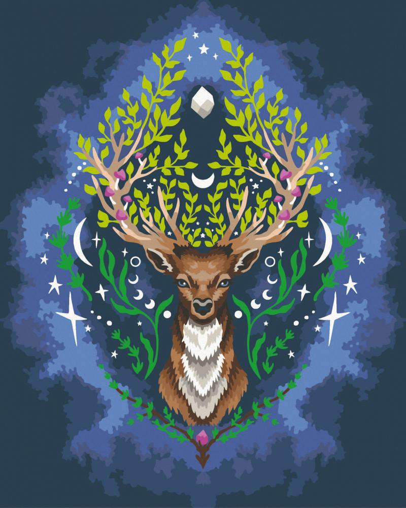 Ravensburger Malen nach Zahlen CREART Trend Serie C Pixie Cold Mystic Deer 23640