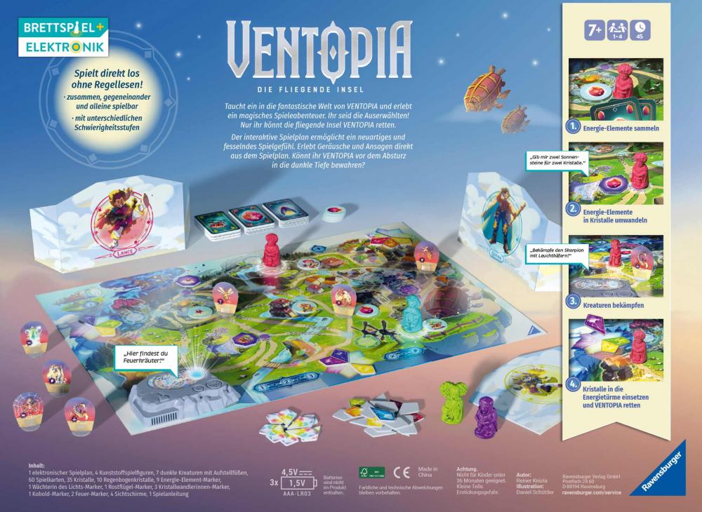 Ravensburger Familienspiel Aktionsspiel Ventopia 24582