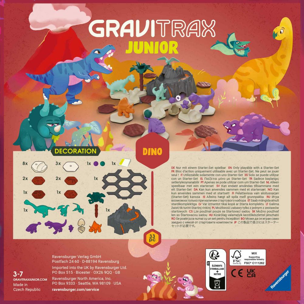 Ravensburger Kugelbahn GraviTrax Junior Extension Dino 24587