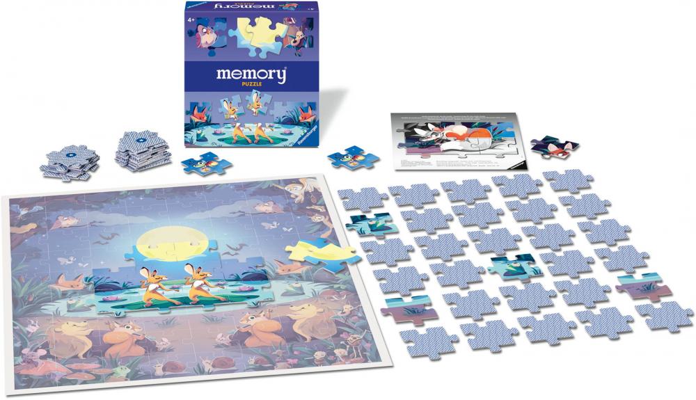 80 Karten Ravensburger Kartenlegespiel memory Puzzle Tiere am Teich 24690
