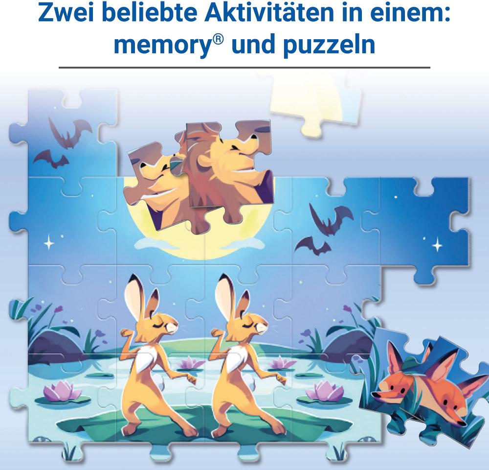 80 Karten Ravensburger Kartenlegespiel memory Puzzle Tiere am Teich 24690