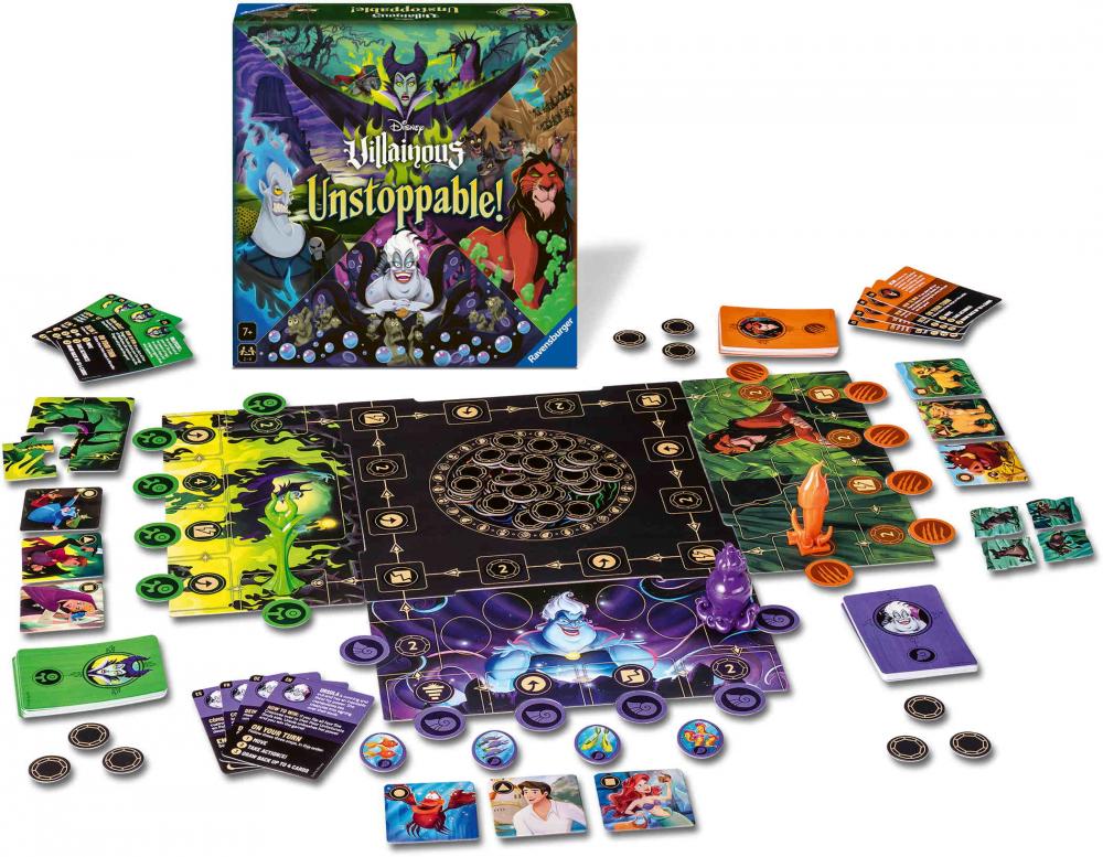 Ravensburger Familienspiel Strategiespiel Disney Villainous Unstoppable! 24694
