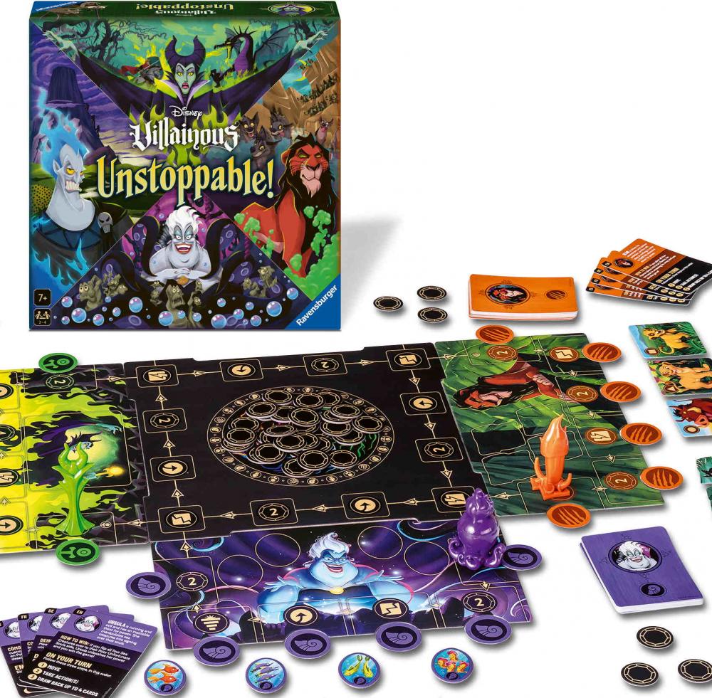 Ravensburger Familienspiel Strategiespiel Disney Villainous Unstoppable! 24694