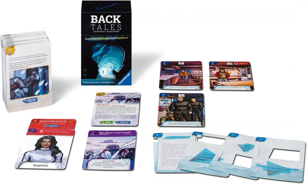 Ravensburger Familienspiel Strategiespiel Back Tales 24849