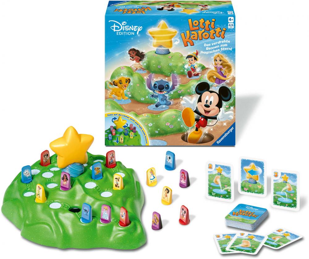 Ravensburger Kinderspiel Wettlaufspiel Lotti Karotti Disney Edition 24851