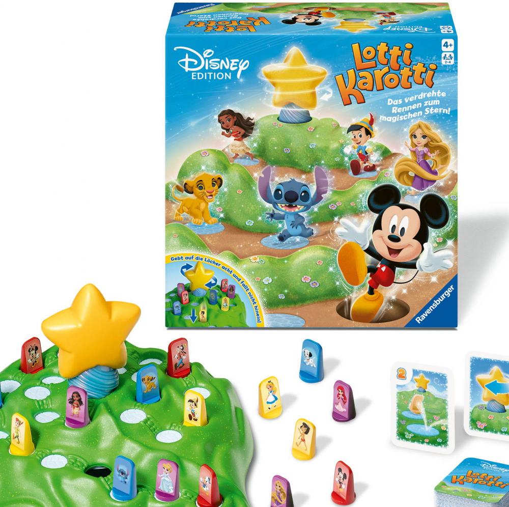Ravensburger Kinderspiel Wettlaufspiel Lotti Karotti Disney Edition 24851