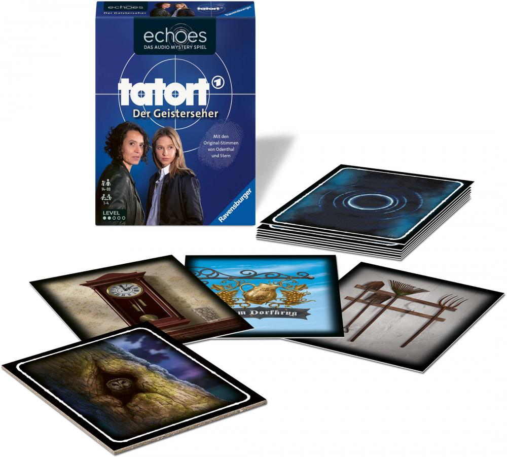 Ravensburger Familienspiel Audiospiel echoes Tatort Der Geisterseher 24860