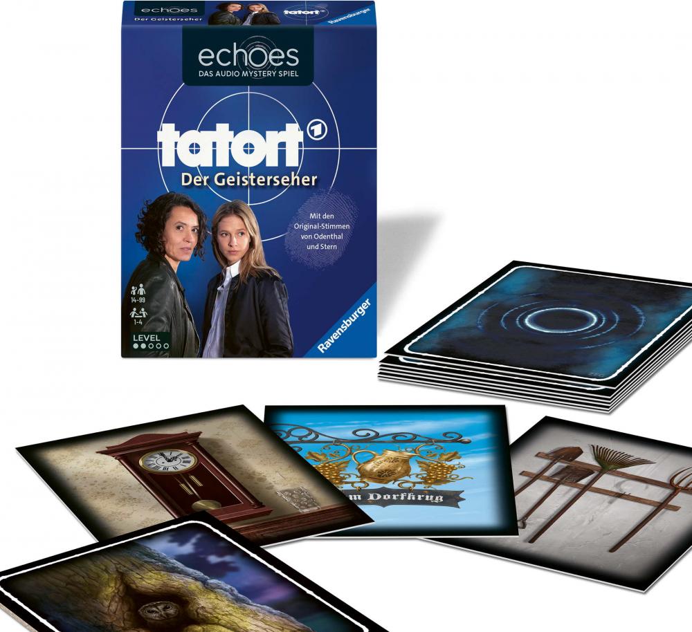 Ravensburger Familienspiel Audiospiel echoes Tatort Der Geisterseher 24860