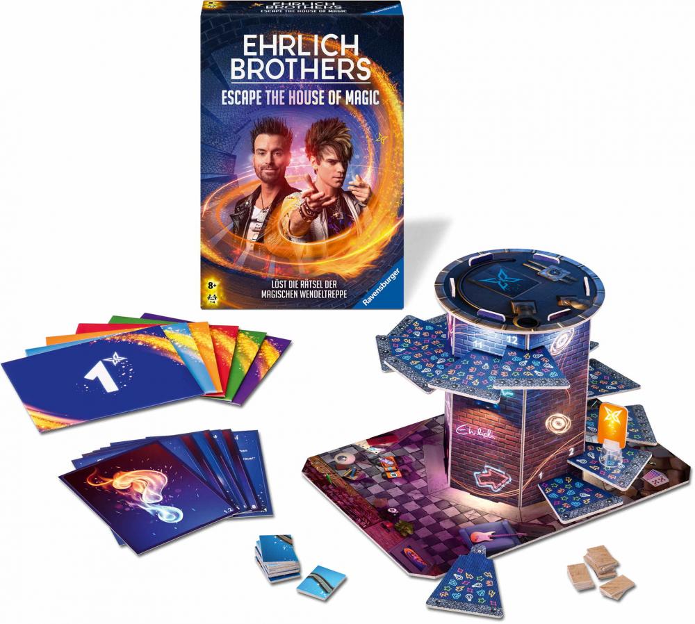 Ravensburger Familienspiel Exit Ehrlich Brothers Escape the House of Magic 24868
