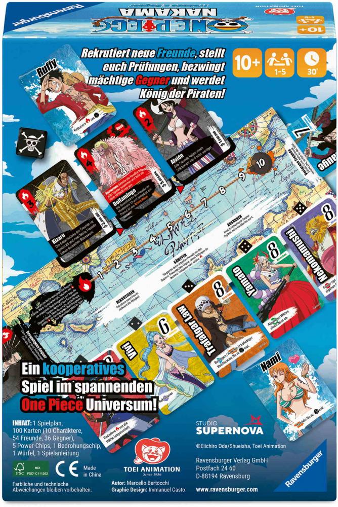 Ravensburger Familienspiel Strategiespiel One Piece Nakama 24869