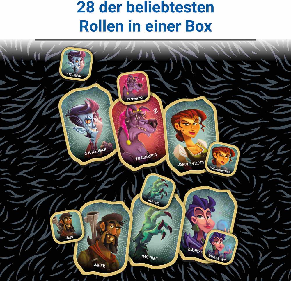 Ravensburger Reise- & Kompaktspiel Die flotten Kleinen Bluffspiel Werwölfe - Special Edition 24897