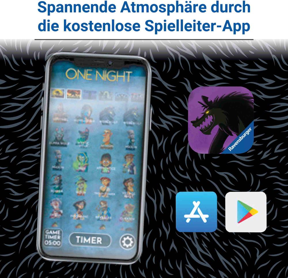 Ravensburger Reise- & Kompaktspiel Die flotten Kleinen Bluffspiel Werwölfe - Special Edition 24897