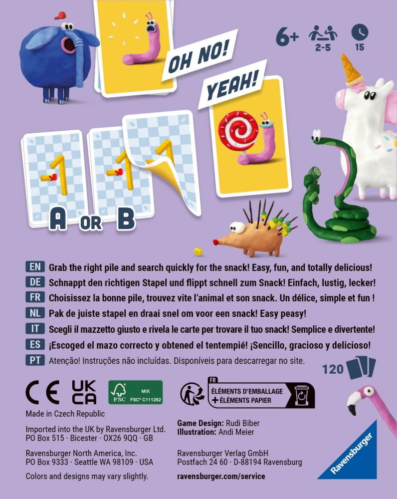 Ravensburger Kartenspiel Kartenspiel Snackaroo 24901