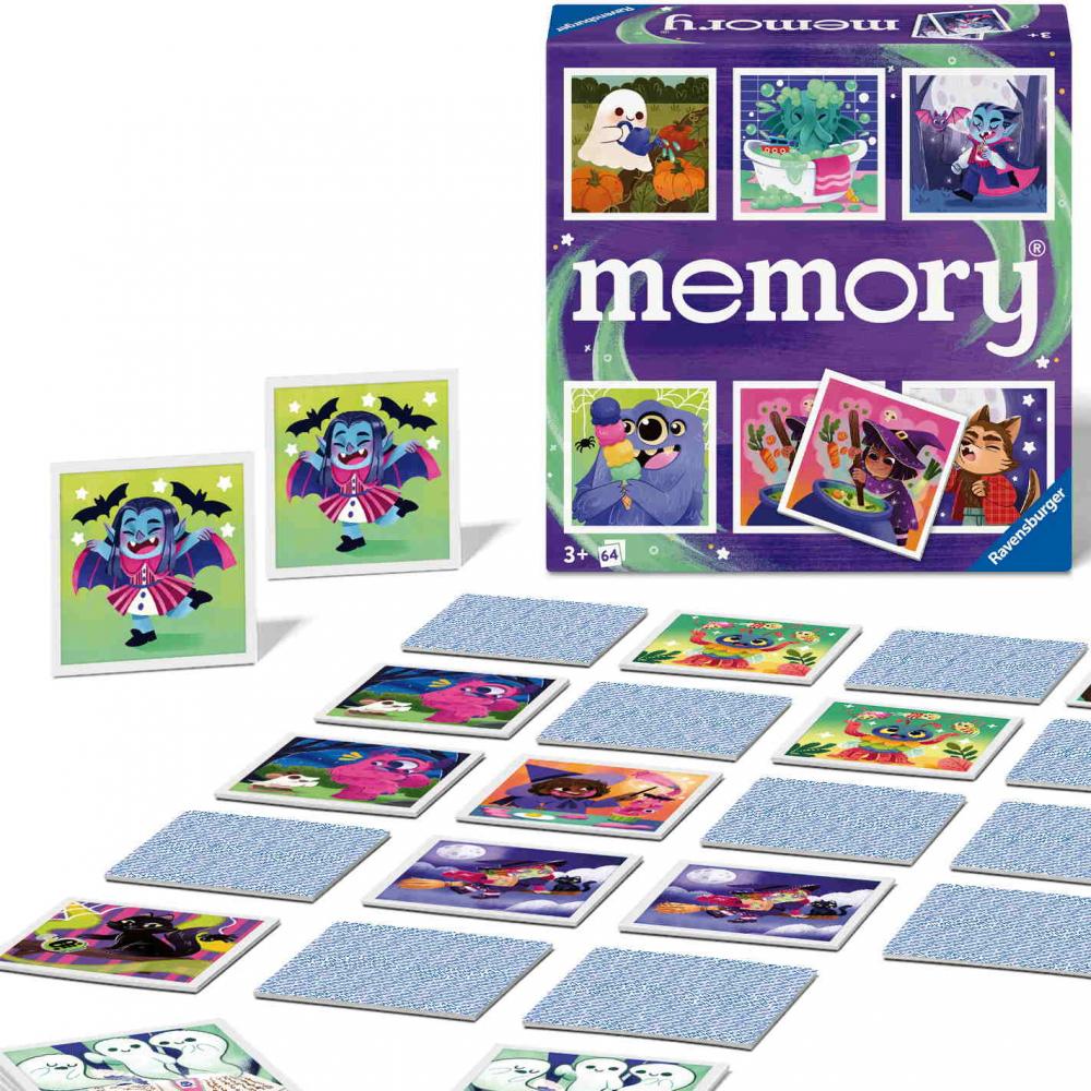 64 Karten Ravensburger Kinderspiel Kartenlegespiel memory Grusel 24938