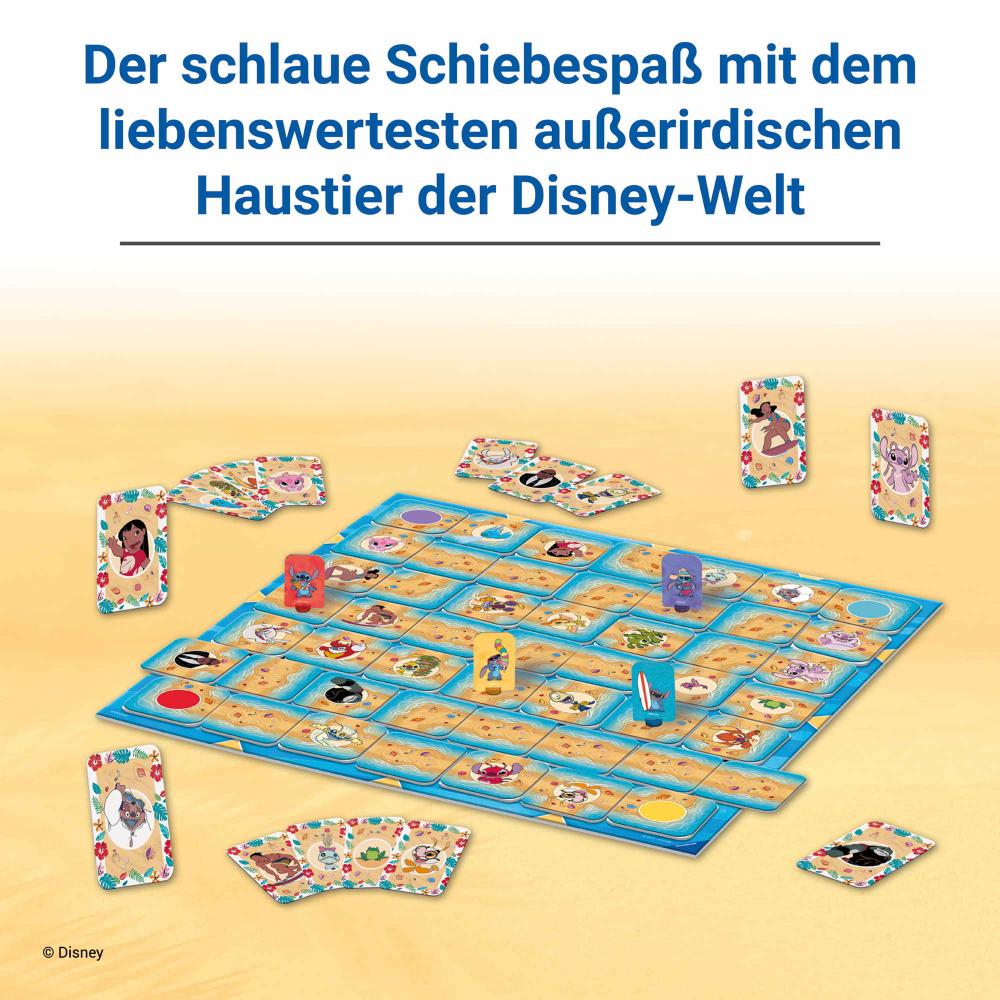 Ravensburger Familienspiel Such- und Schiebespiel Stitch Labyrinth 24943