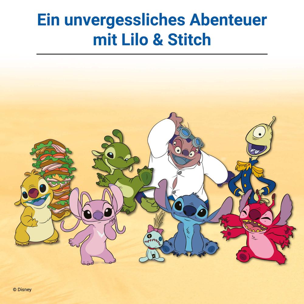 Ravensburger Familienspiel Such- und Schiebespiel Stitch Labyrinth 24943