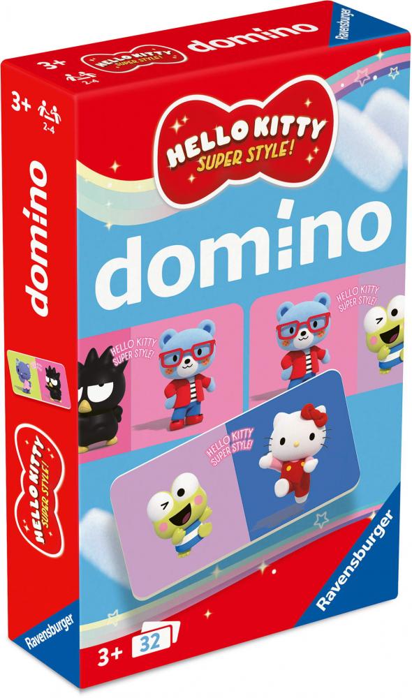 Ravensburger Reise- & Kompaktspiel Legespiel Domino Hello Kitty 24961