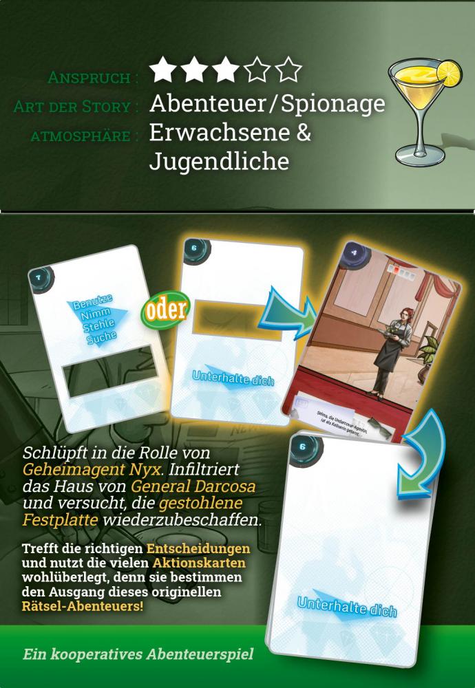 Ravensburger Familienspiel Echoes Detektivspiel Back Tales Die Smaragd-Hochzeit Kartenspiel 25000