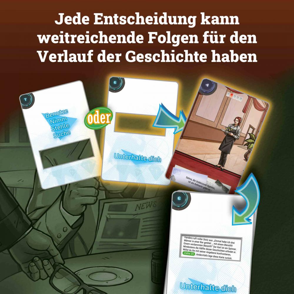 Ravensburger Familienspiel Echoes Detektivspiel Back Tales Die Smaragd-Hochzeit Kartenspiel 25000