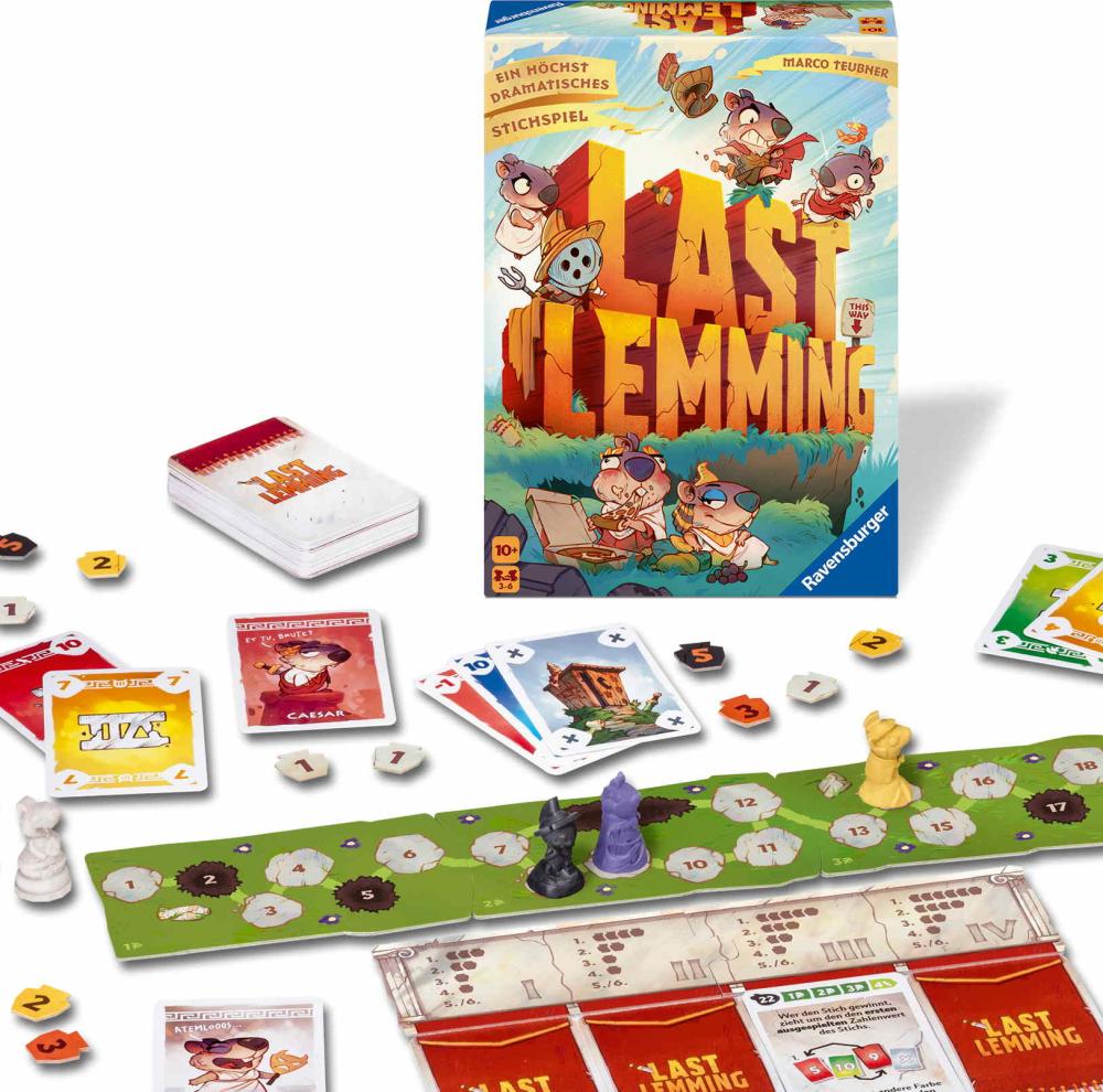 Ravensburger Familienspiel Wettlaufspiel Last Lemming 25029