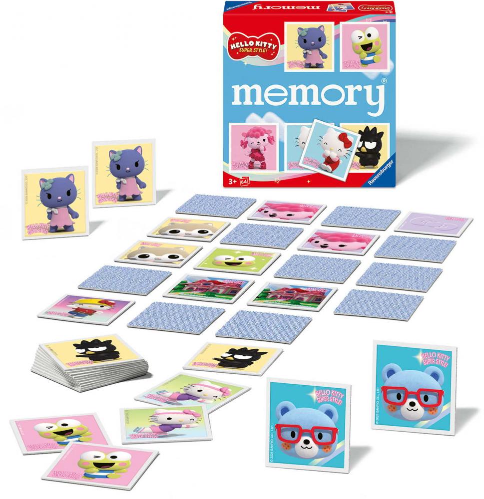 64 Karten Ravensburger Kinderspiel Kartenlegespiel Hello Kitty 25084