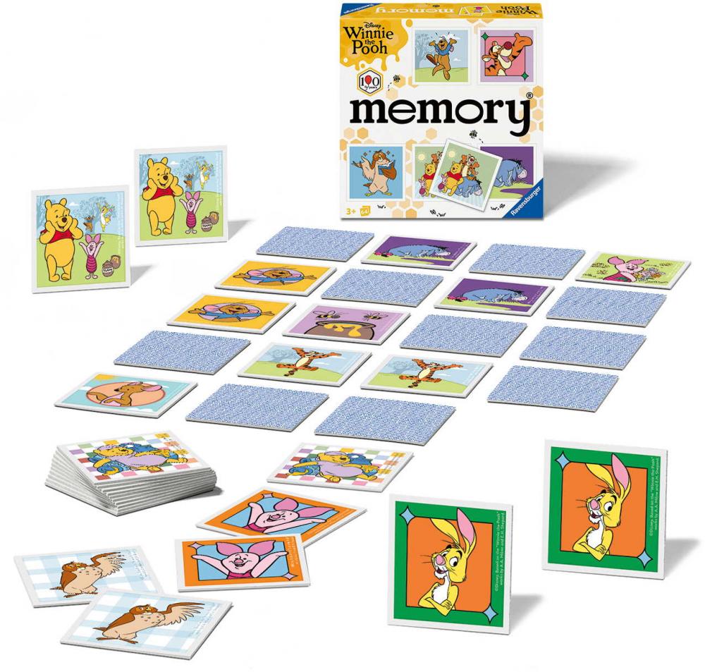 64 Karten Ravensburger Kinderspiel Kartenlegespiel Winnie Puuh 25085