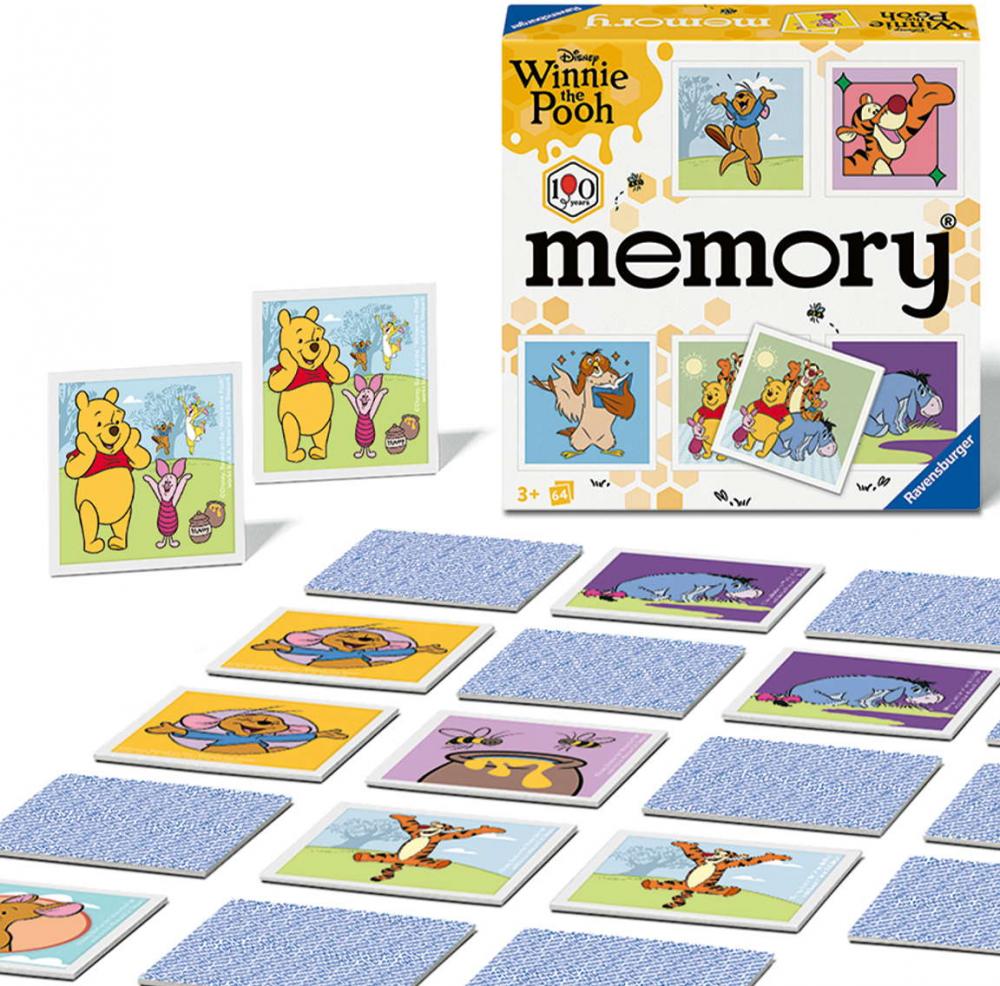 64 Karten Ravensburger Kinderspiel Kartenlegespiel Winnie Puuh 25085