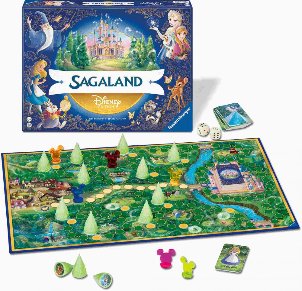 Ravensburger Familienspiel Merkspiel Sagaland Disney Edition 25121