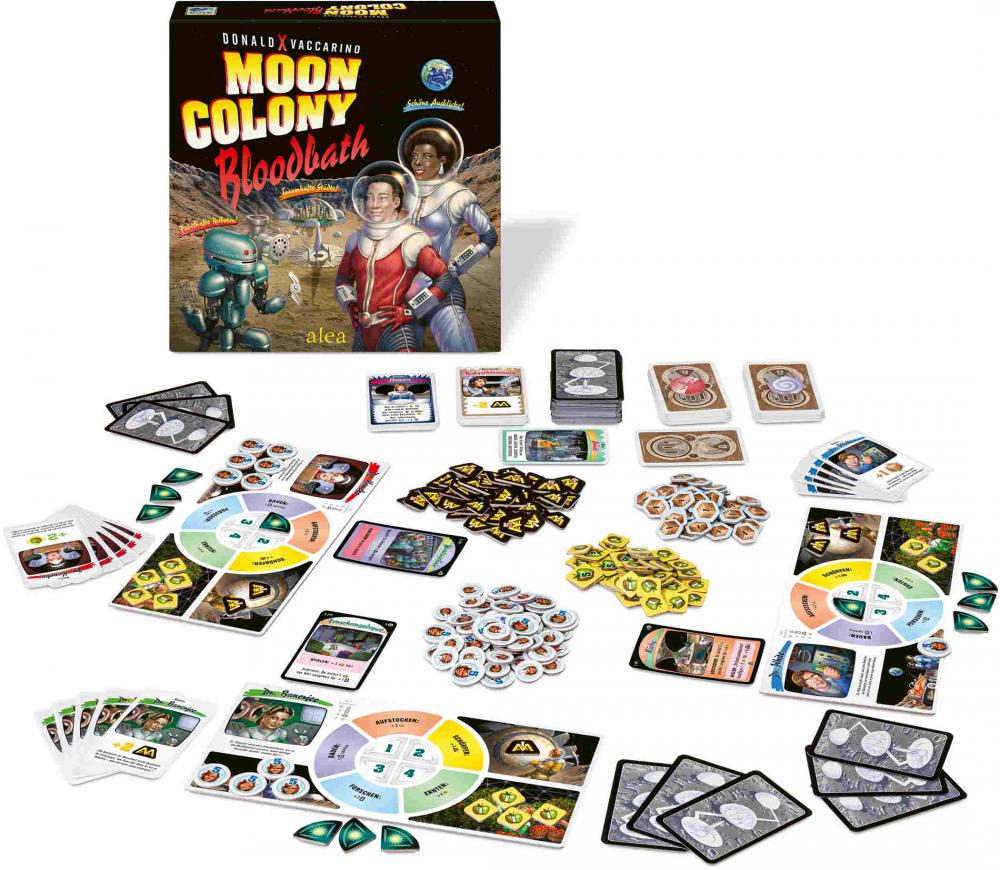 Ravensburger Familienspiel Alea Strategiespiel Moon Colony Bloodbath 25161